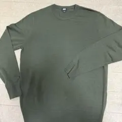 UNIQLOユニクロ　メンズセーター　グリーンM