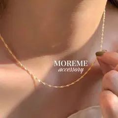 ✨金アレ対応 ✨ゴールド ステンレス 華奢 ツイスト ネックレス シンプル 上品