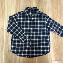 UNIQLO チェック柄 長袖シャツ 110サイズ
