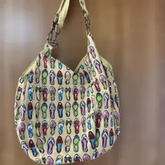 ベトナム　サンダル柄バッグ
