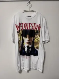 アダムスファミリー ウェンズデー WEDNESDAY tシャツ　Netflix