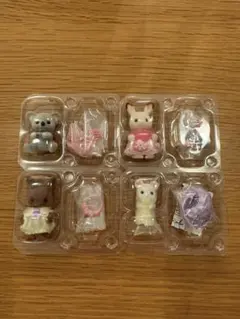 シルバニアファミリー 赤ちゃんおしゃれヘアシリーズ 4点セット