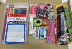 筆記用具　文房具　まとめ売り　色鉛筆　消しゴム　マスキングテープなど