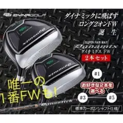 ◆激飛びFWが2本選べて大幅値下げ◆　ダイナミクス 適合限界強反発FW2本セットのサムネイル