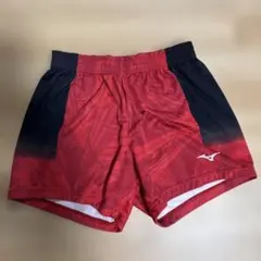 Mizuno バレーボールパンツ XL レッド/ブラック