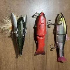 バス釣り引退☆ジャッカル☆ビッグベイト ルアー 4個セット