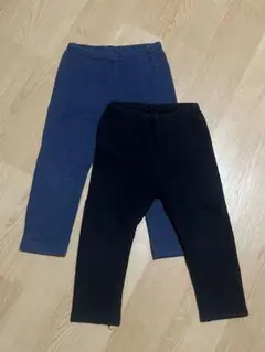 UNIQLO フリースレギンス 2枚セット 90cm