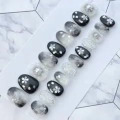 3017.（全サイズ現品販売）マグネット×さくらネイルチップ