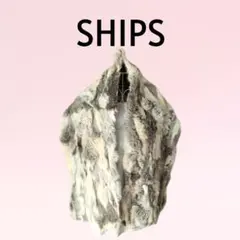 SHIPS シップス ファーストール ファーショール グレイ系 【新品未使用】