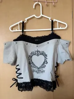 人気完売品】DimMoireディムモアールキャミオフショルT/Black - メルカリ