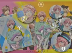 A3! 向坂椋 6点 缶バッジ プライズ アクスタ 色紙