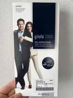 gilofa 2000 着圧ソックス ブラック M - メルカリ