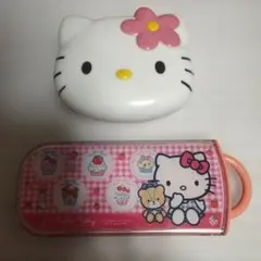 サンリオ　ハローキティ お弁当箱 カトラリー　箸　スプーン　フォーク　スケーター