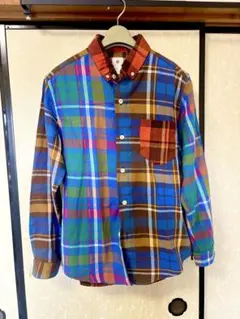 新品】DANTON 長袖シャツチェック柄 サイズ38 - メルカリ