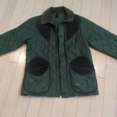 Barbour グリーン キルティングジャケット