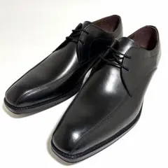 未使用級☆ジャンカルロモレリ ビジネスシューズ レザー ブラック 27cm