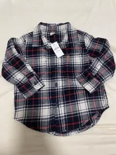 新品未使用　ベイビーギャップ　チェックシャツ　90