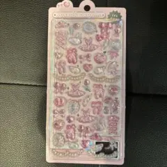 【新品】ボンボンドロップシール ガーリー バレリーナ ピンク シール ボンドロ