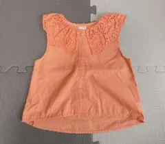 【プティマイン】衿レースブラウス