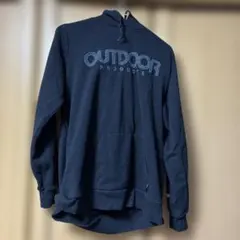 OUTDOOR ブラックパーカー LL