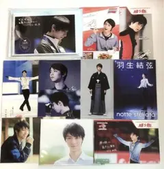 羽生結弦　ポストカード9枚&ポストカード3枚付レターセット 新品、未使用