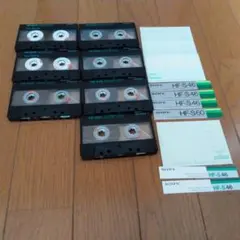 SONY 使用済みカセットテープ 7本セット