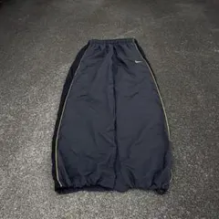 00s nike wide nylon pants テック系 シティーボーイ - メルカリ