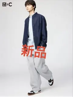 新品、UNIQLOのグレーのスウェットパンツ、Mサイズ、