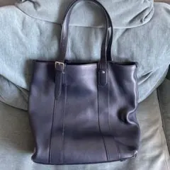 dunhill ネイビー レザー トートバッグのサムネイル