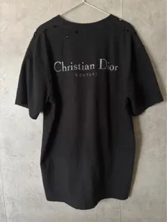 ディオール　 ダメージ加工リラックスフィットコットンジャージーTシャツ