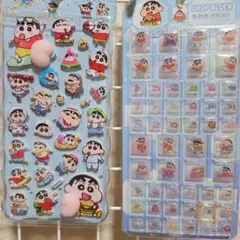 クレヨンしんちゃんおしりシール　タイルシール シールセット2枚セット