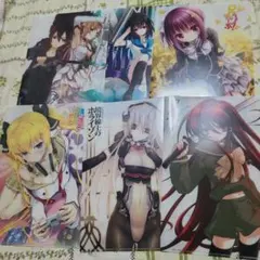 アニメ　キャラクタークリアファイル6枚セット