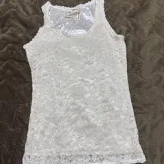 Ingni アイボリー レースキャミソール
