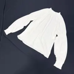 美品　ANAYI フリルニットシャーリングブラウス　プルオーバー　現行タグ
