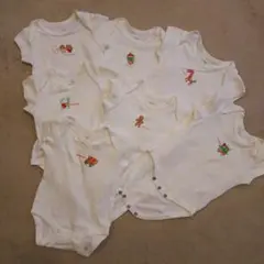 ベビー肌着（半袖ボディスーツ）7着セット
