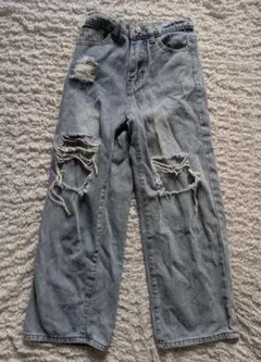 shein シーイン●ダメージ加工ジーンズ ジーパン 10Y●中古