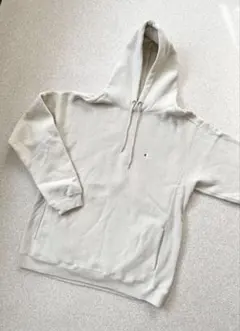 Champion フード付きパーカー L ライトベージュ　リバースウェーブ