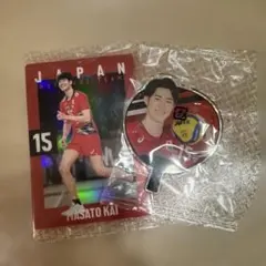 バレーボール　甲斐優斗選手　セット