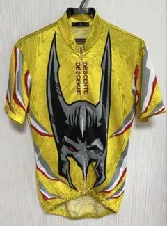 DESCENTE サイクルジャージ Lサイズ バットマン風のサムネイル