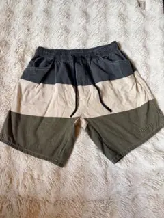 DIESEL ディーゼル　ショートパンツ コーデュロイ 3色切替　サイズMのサムネイル