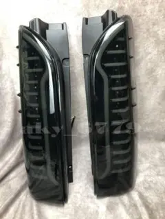 80 ハリアー PHEV ダクトイルミ 加工品 ピアノブラック デイライト