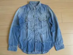 ハリウッドランチマーケット BLUEBLUE デニムウエスタンシャツ