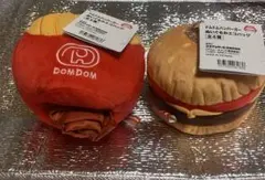ドムドムハンバーガー ぬいぐるみエコバッグ 2種セットのサムネイル