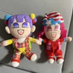 【未使用】【長期保管品】ミニモニ マスコット 2体セット BANDAI