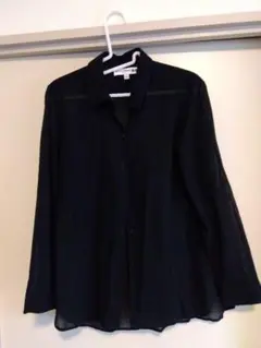 ユニクロ UNIQLO コットンシアーシャツ S イネス