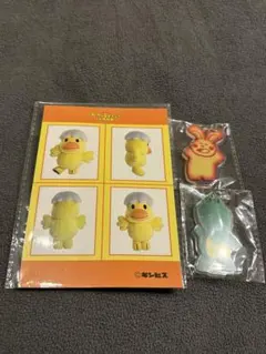 たべっ子シール　アクリルキーホルダー3個セット ギンビス