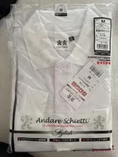 ホワイトポロシャツ M