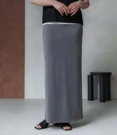 クルーレ ストレッチベロアストレートスカート2 - メルカリ