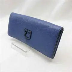 FURLA レザー長財布 ブルー系 レディース