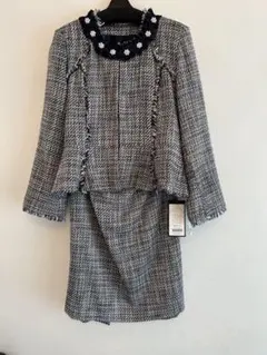 【新品タグ付き】RUIRUE BOUTIQUEツイードセットアップフォーマル3L